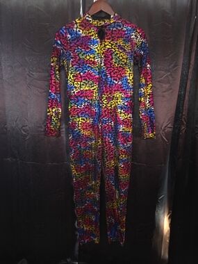 Hyde and Eek  Halloween Costume Kids Wildcat Large (10-12) Jumpsuit Halloween